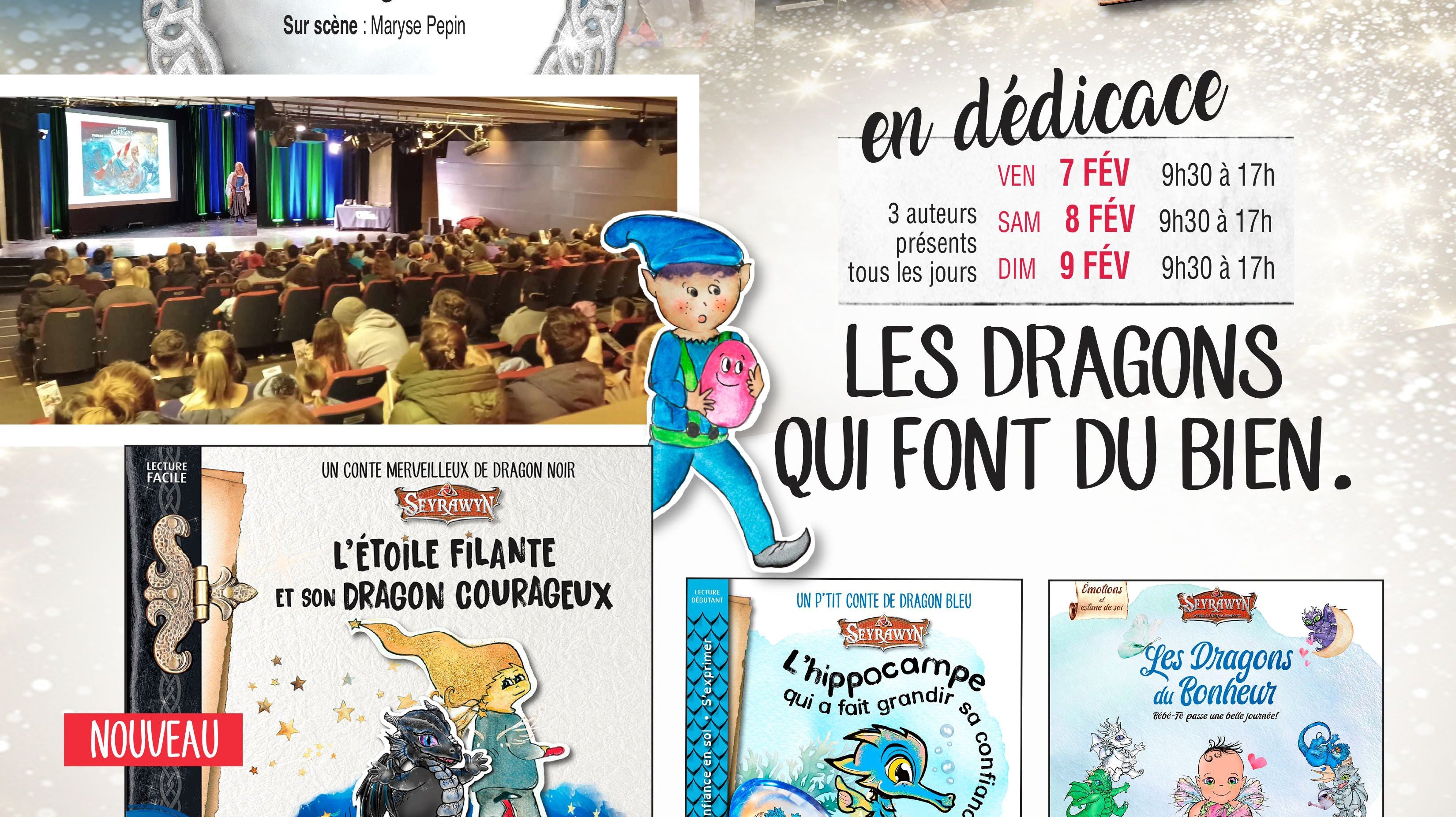 2025 • Des étoiles dans les yeux des enfants au Salon du livre jeunesse de Longueuil