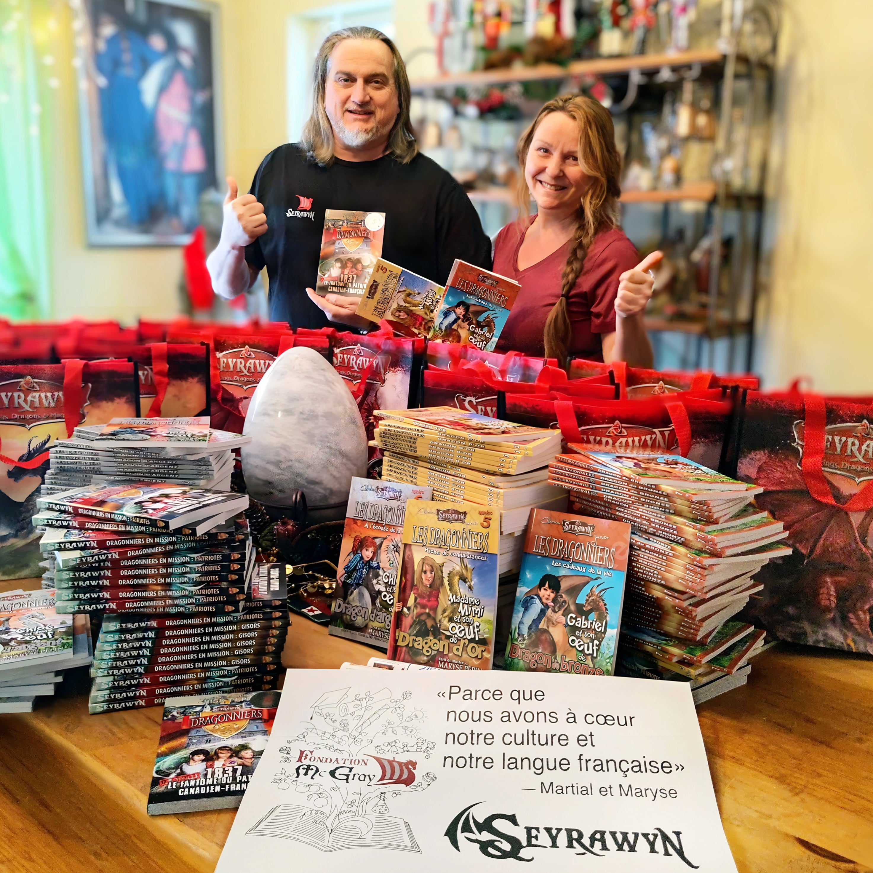 ProjetAutomne2024-Seyrawyn-MartialGrisé-MarysePepin-70-ecoles-recoivent-des-livres-en-cadeau