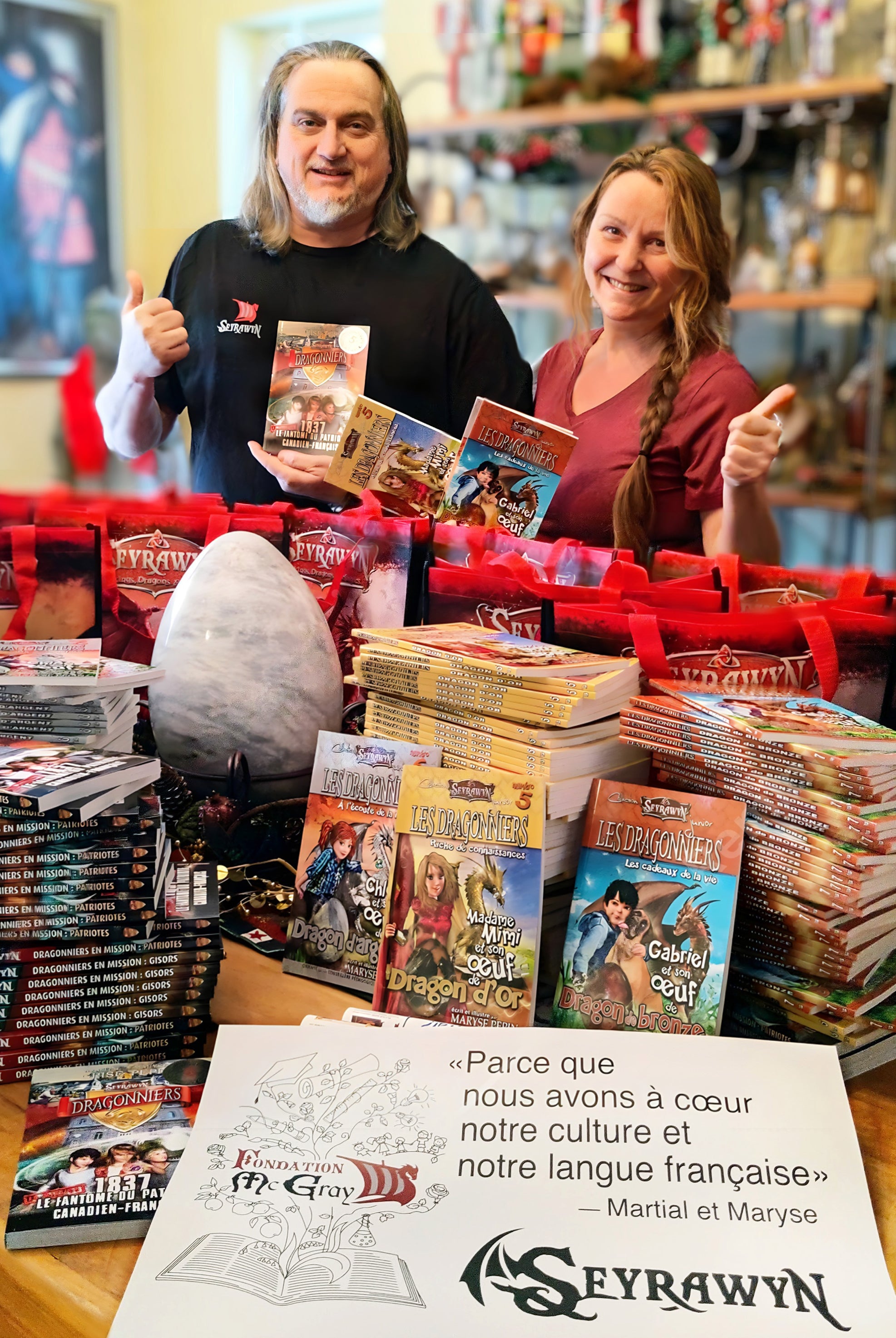 ProjetAutomne2024-Seyrawyn-MartialGrisé-MarysePepin-70-ecoles-recoivent-des-livres-en-cadeau