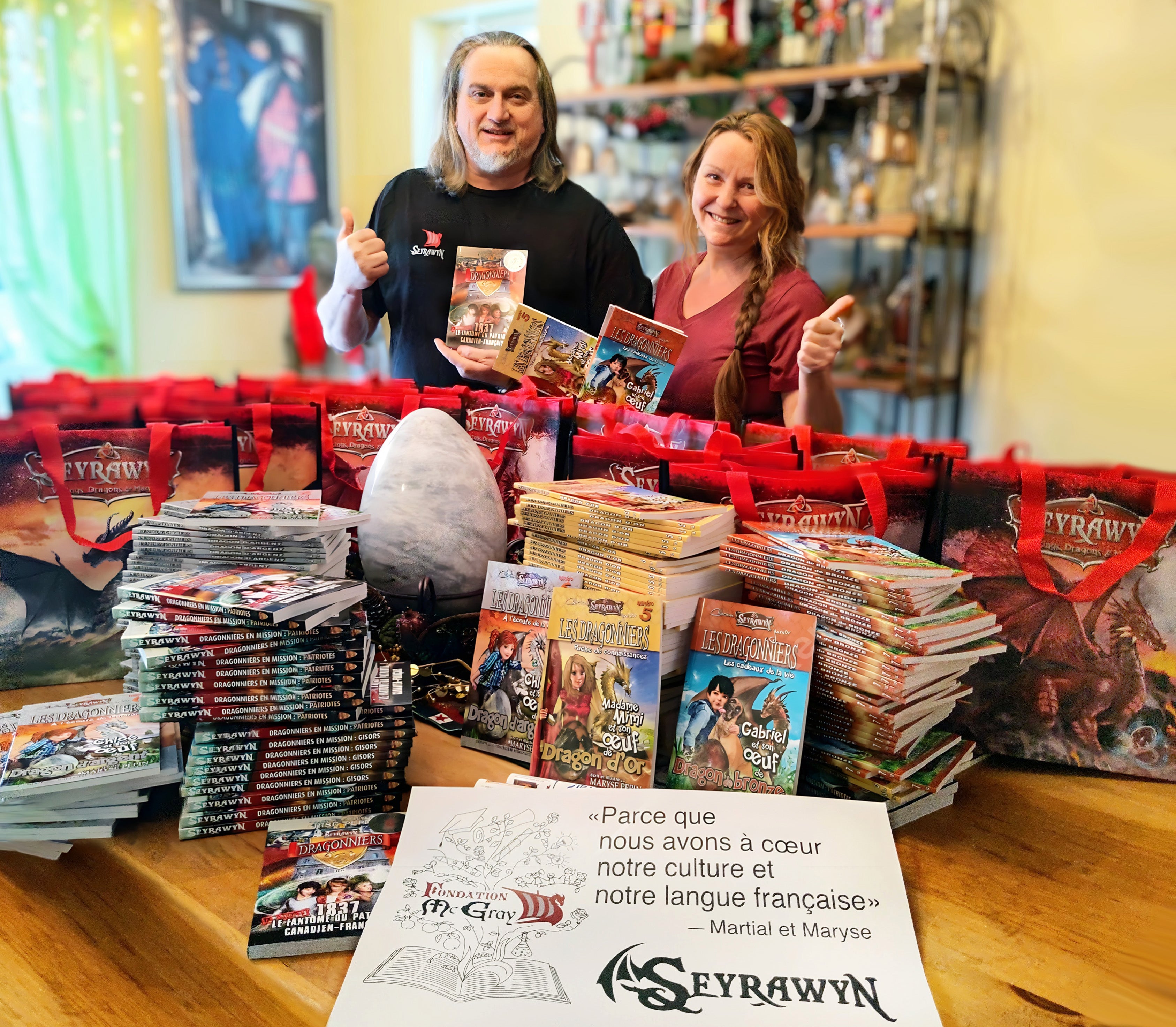 ProjetAutomne2024-Seyrawyn-MartialGrisé-MarysePepin-70-ecoles-recoivent-des-livres-en-cadeau