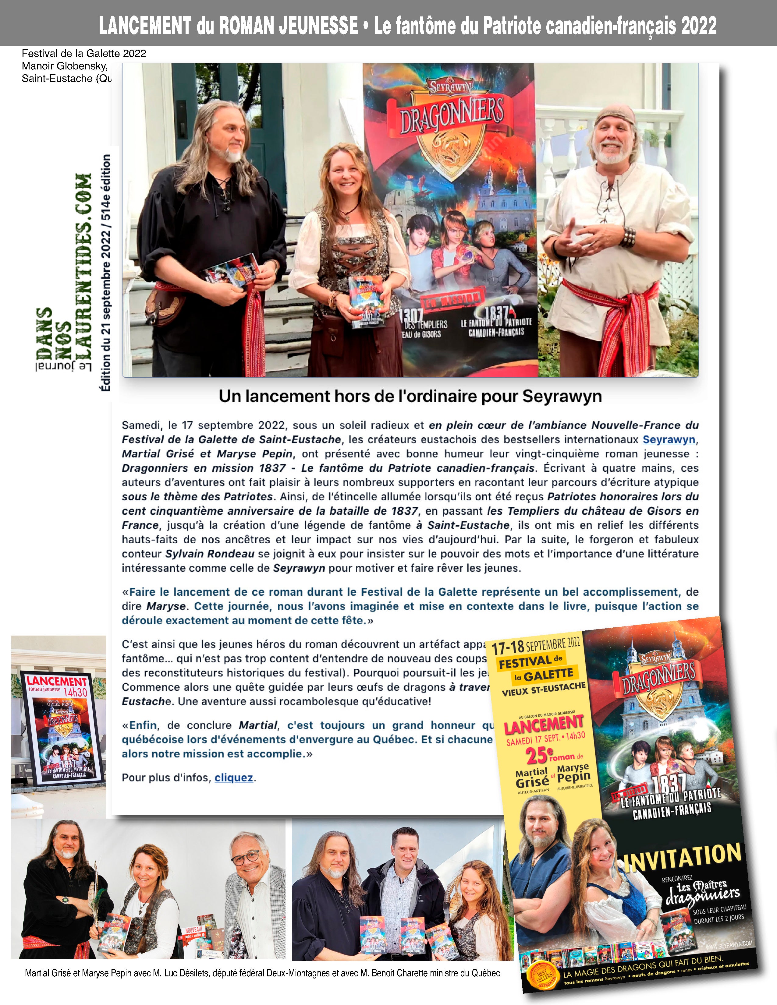 Presse-MartialGrise_MarysePepin-Seyrawyn-Page_Patriotes1