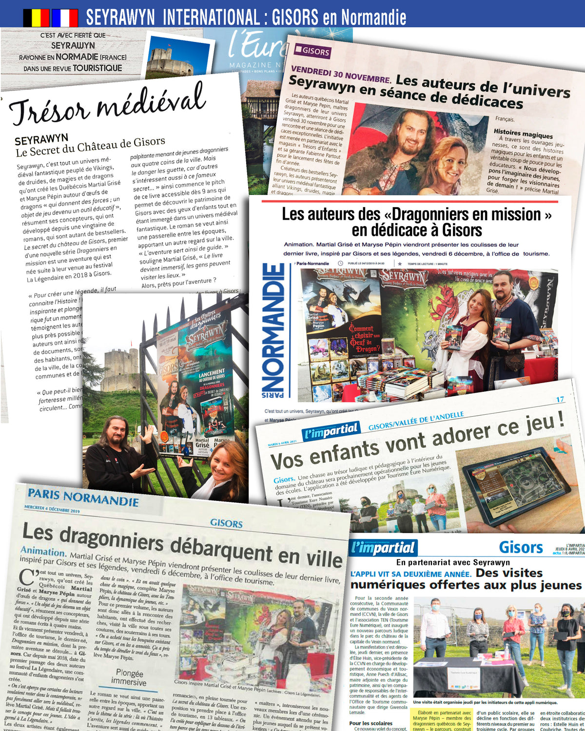 Presse-MartialGrise_MarysePepin-Seyrawyn-international_Normandie-Gisors