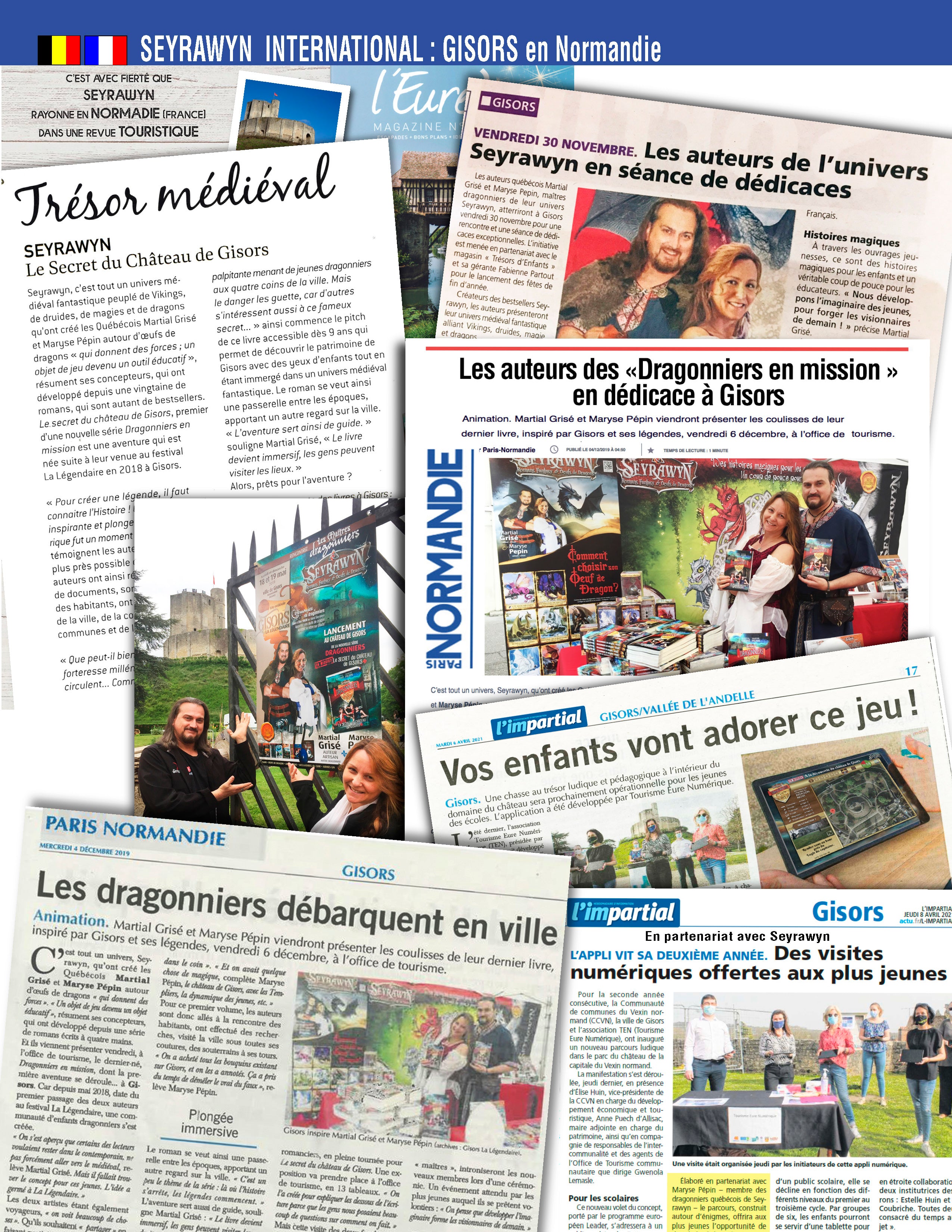Presse-MartialGrise_MarysePepin-Seyrawyn-international_Normandie-Gisors