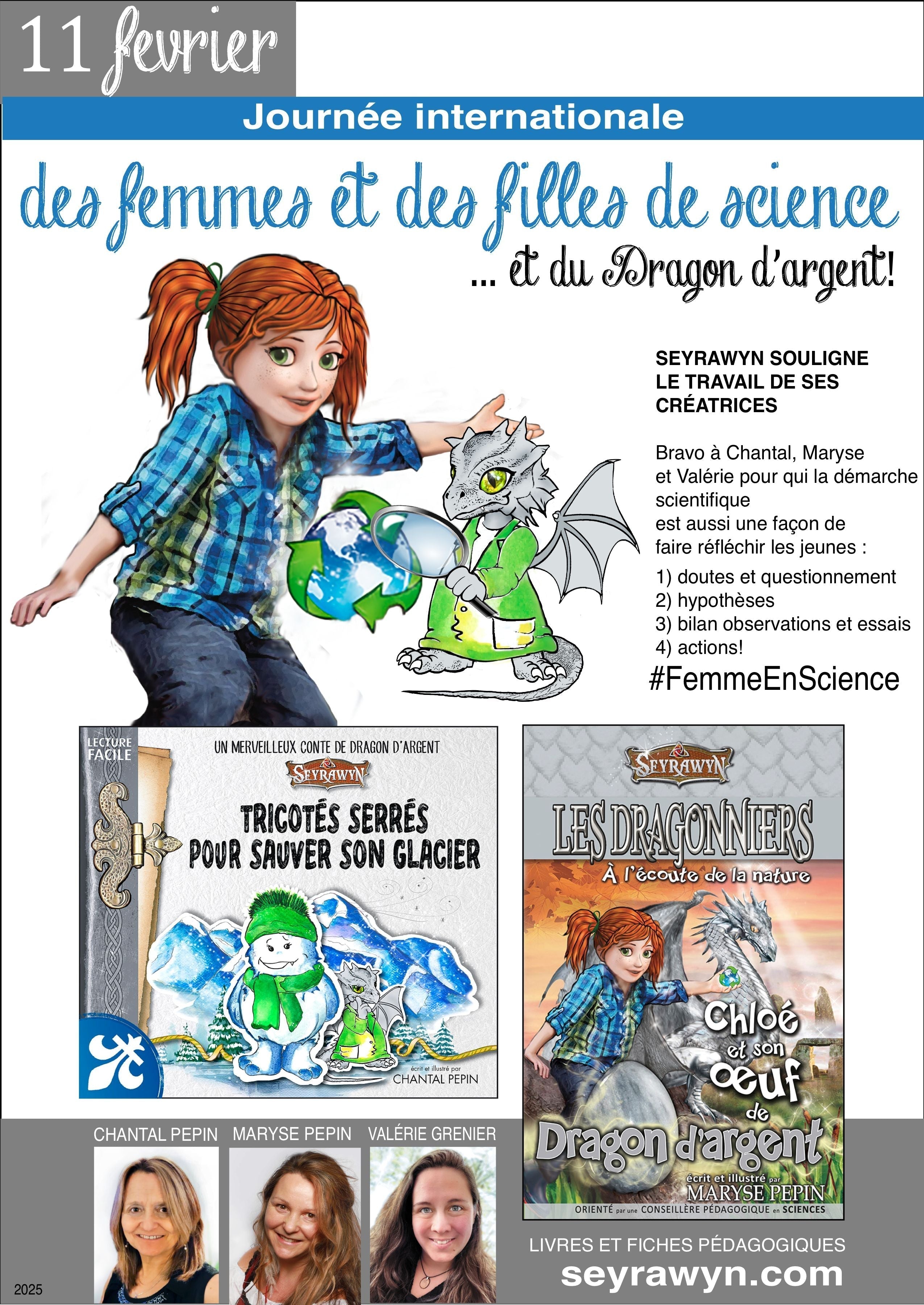 11 février 2025 : JOURNÉE INTERNATIONALE DES FEMMES ET DES FILLES EN SCIENCE